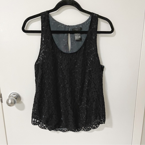 Aritzia Talula Betty Lace Tank Top Black / Grey size Small - Picture 3 of 15